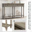 Console en bois avec 2 tiroirs et tablette inférieure Sheen-732877890