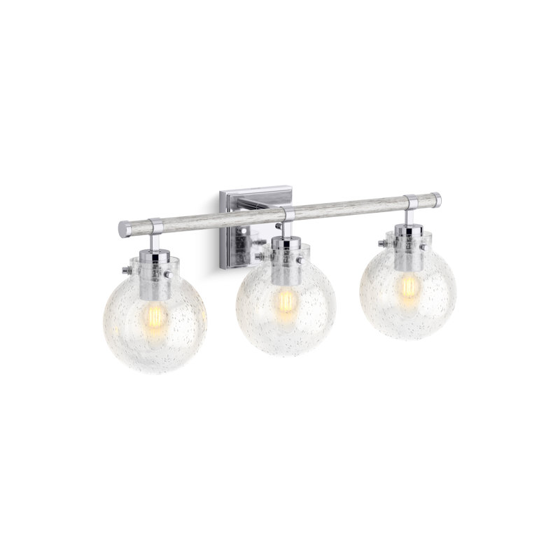 Holt Three-Light Sconce, Polished Chrome