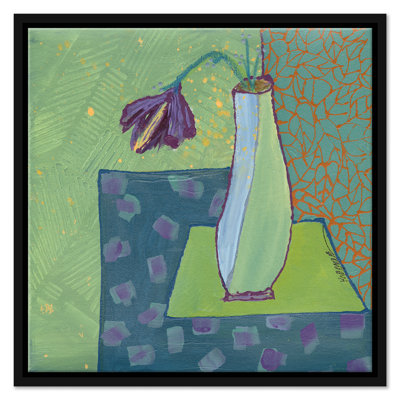 Peinture rétro sur toile par Jill Krasner