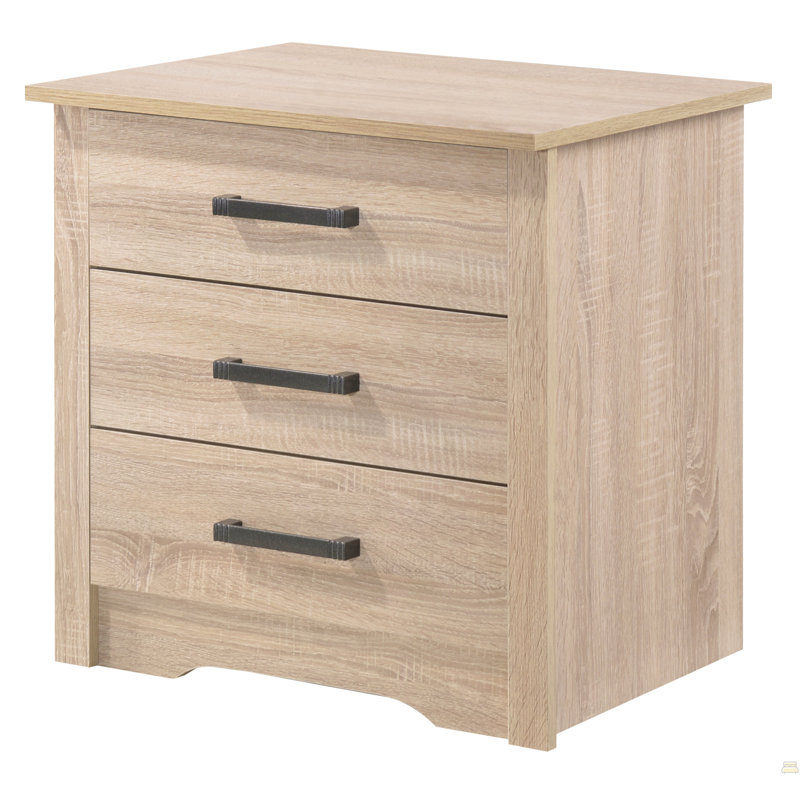 Table de chevet contemporaine en bois