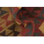Tapis zone en laine 3 pi 5 po x 6 pi 5 po à la main one-of-kind noué la bourgogne/beige Maumelle