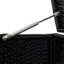 WFX Utility 200cm W 600L Water Resistant Wicker Deck Box in Black