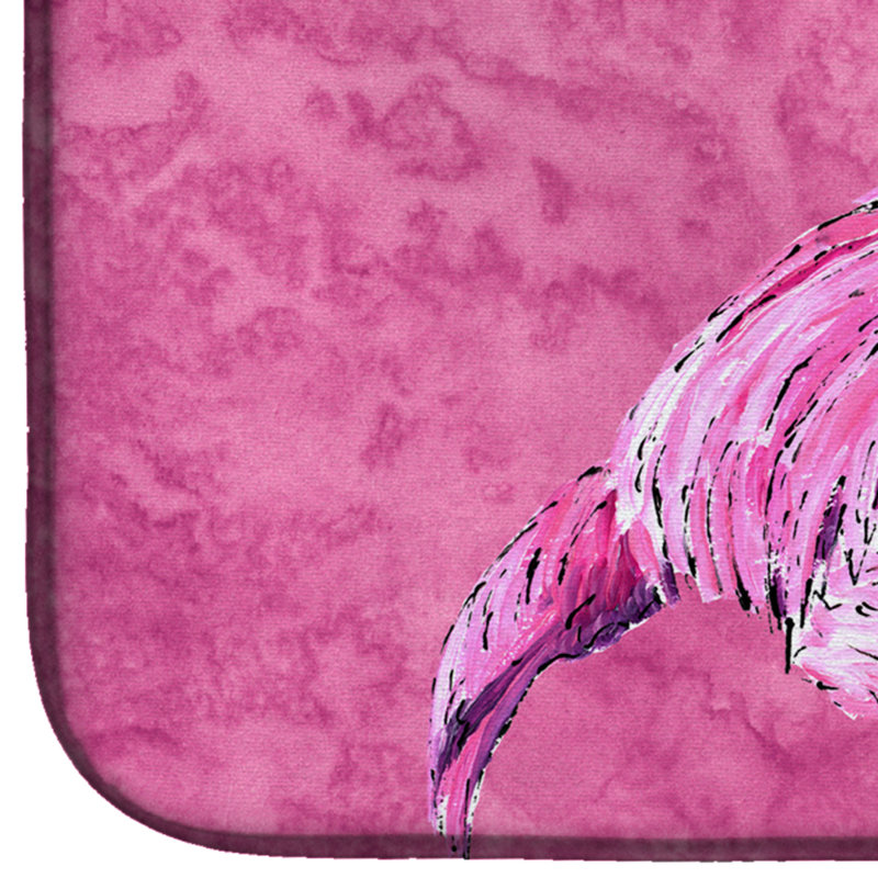 Tapis de séchage flamant rose