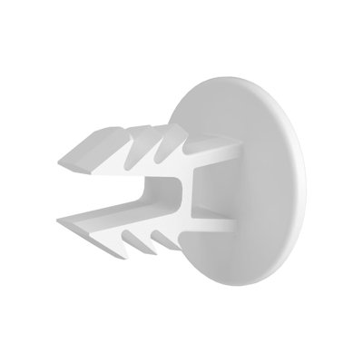 Embouts de tringle ClosetMaid SuperSlide White, paquet de 2 (boîte en vrac de 25)