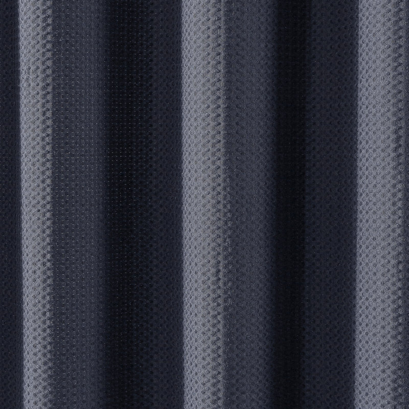DKNY Modern Waffle  Shower Curtain 72 X 72 Black