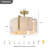 3-light Natural Alabaster Semi Flush Mount With Unique Texture-1909002262