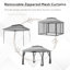 Abri escamotable d'extérieur 11 pi x 11 pi Outsunny