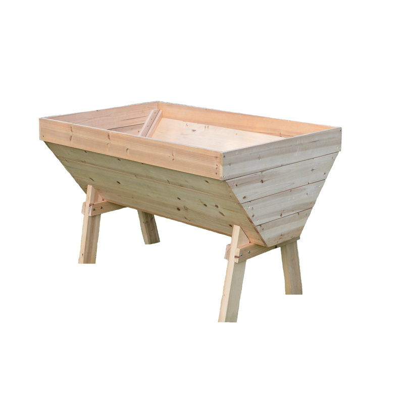 Boren Wood Elevated Planter