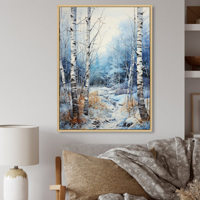 Virgus Birch Woods Winter Moonrise III