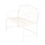 Banc de jardin extérieur - blanc-484234908