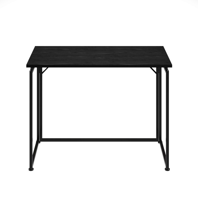 Shinesha Metal Base Folding Desk, Black, 29.13" H x 39.37" W x 19.69" D