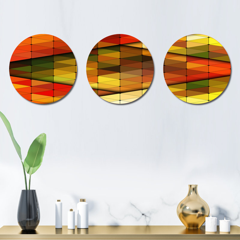 Ensemble de 3 décorations murales