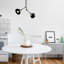 Lustre industriel moderne, structure en métal noir, 35,4 x 35,4 x 38,6 pouces | 3 x douilles E27 de 40 W maximum, indice de protection IP20 | Conception scandinave, parfaite pour la salle à manger ou l'espace de vie - Solution d'éclairage élégante et contemporaine-176900302-258674436