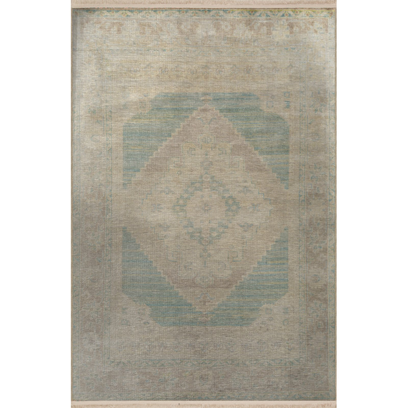 Tapis décoratif rétro à motif traditionnel beige, Tapis de couloir 3 pi 3,37 po x 9 pi 10,11 po