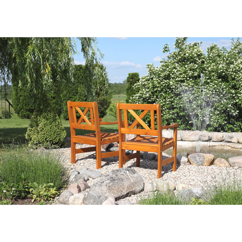 Ardilla Patio Dining Armchair, Honey