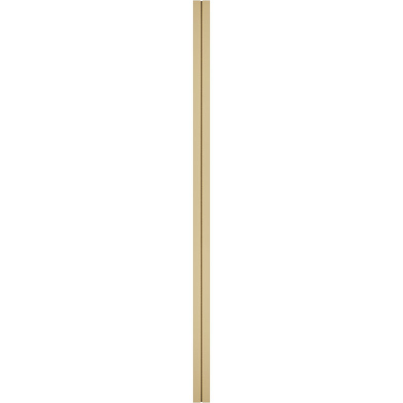 Pilastre en uréthane Signature avec majuscule et base, brun clair apprêté (la paire), 4 po x 96 po x 2 po, Décoratif