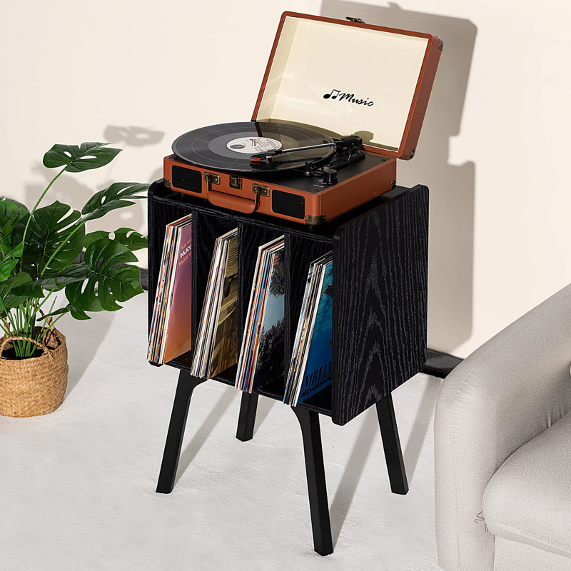 Support pour tourne-disque, Noir