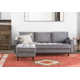 Geo 84" Wide Reversible Sofa and Chaise