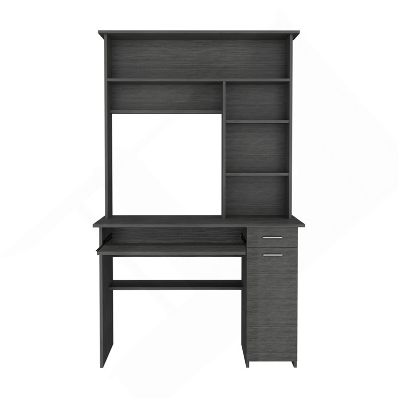 Bureau d'ordinateur Acequia, bureau, chêne fumé