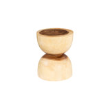 Chamcha Wood Hour Glass End Table