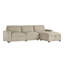Canapé modulaire inclinable électrique en L avec technologie Zero-Wall et repose-pieds de rangement-399025181