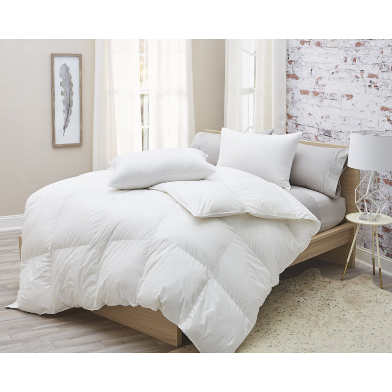Luxury Goose Down Comforter – All-Season Weight , Twin