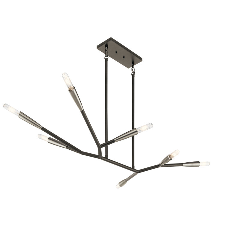 Lustre linéaire moderne à 7 lumières Branches