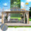 Pavillon de jardin permanent en métal P 12 pi Florence-75659979