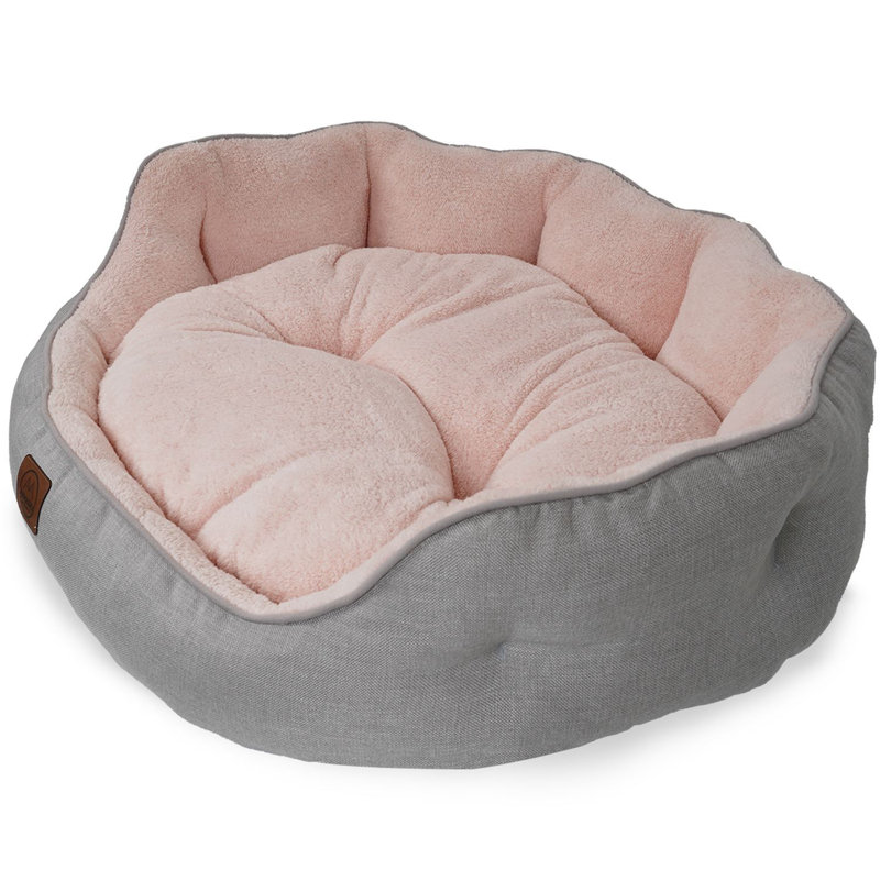 Lit pour animal de compagnie, L 31,5 po x l 27,6 po, Rose