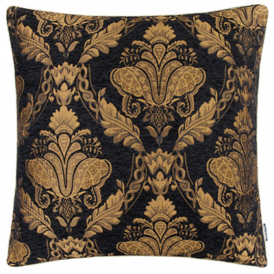 Shiraz Black Square Cushion