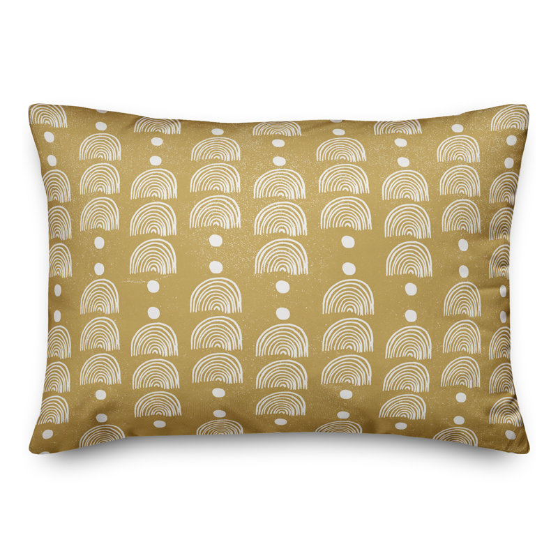 Outdoor Throw Pillow, Yellow