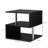 Coffee Table With S-Shaped 3 Tiers Open Storage Shelf Matte Center Sofa Tea Table