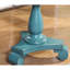 Table d'appoint bleu sarcelle - spacieuse et élégante, 26 po de diamètre, H 26,5 po, conception pratique en bois, X 26,5 po-2022360890