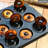 CHEFMADE 2 Piece Carbon Steel Non-Stick Mini 12 Cavity Rectangle Donut Pan Set