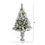 Arbre de Noël avec lumières et pin vert Oregon