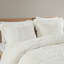 Édredon simple / simple TG avec fourrure longue à poils longs. Revers chaud. Rembourrage. Comprend 2 taies décoratives. Confort de chambre à coucher inversé pour plus de confort. Remplir. Moderne