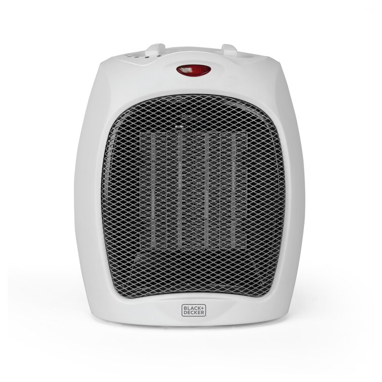Black + Decker™ 1,500-Watt-Max Personal Desktop Heater with Fan