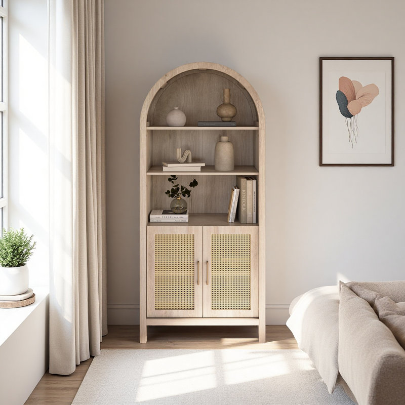 Armoire de rangement arquée
