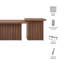 Ensemble de 2 tables basses gigognes Render