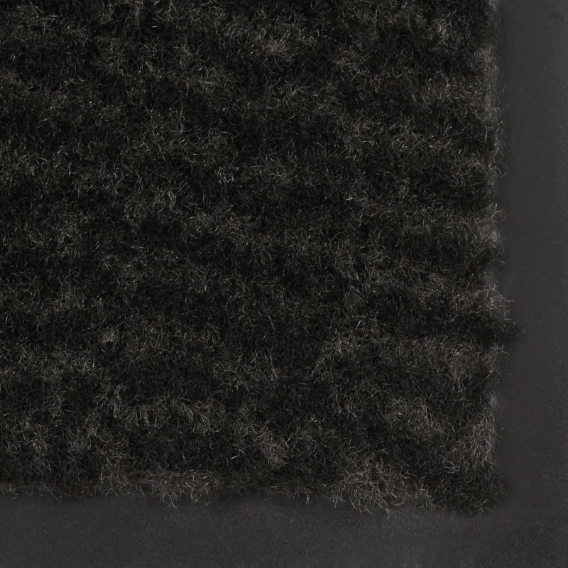Jamese Non-Slip Solid Color Doormat, Black, 60 x 150cm