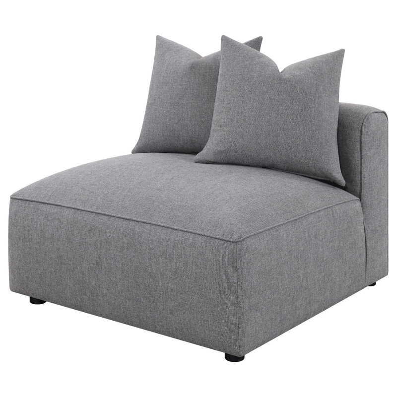Chaise sans accoudoirs avec coussin décoratif Boneless Amherst