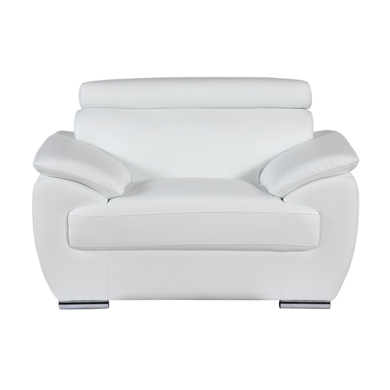 Chaise en cuir véritable