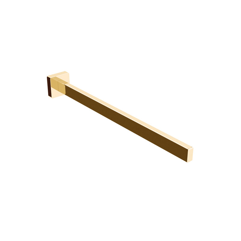 Dado Towel Bar, Polished Gold