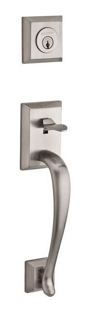 Napa Handleset with Deadbolt and Door Lever and Rosette