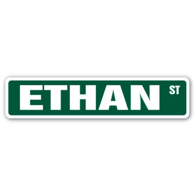 Enseigne pour chambre d’enfant à enseigne Ethan Street