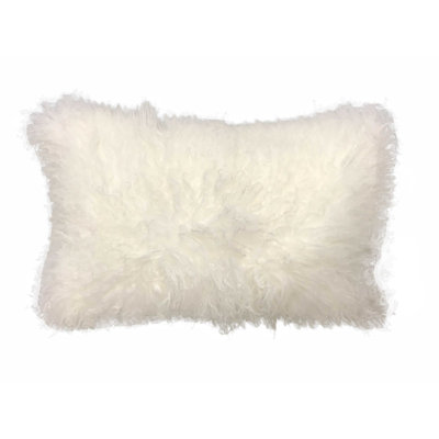 15" X 25" Lambswool Down Throw Pillow