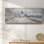 «The Road to Vetheuil, Snow Effect» - Toile encadrée