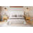 Upholstered Bed Frame with Wingback Headboard,Low Profile Platform Bed with Padded Headboard-194271537