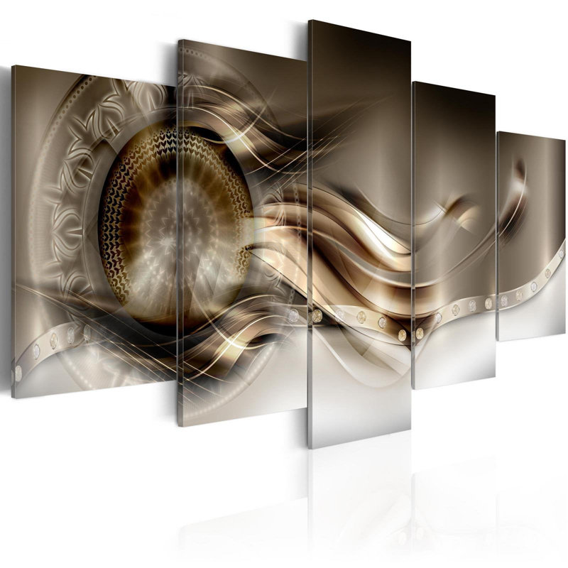 Spirit of Light sur toile, reproduction de 5 pièces, H 20 po x l 40 po x P 0,7 po