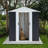 Gray Sliding Door Garden Shed Is Designed For Outdoor Storage. Suitable For Patios, Gardens, And Backyards. It Is Convenient For Storing Gardening Tools And Outdoor Sundries.-119342444-119342445